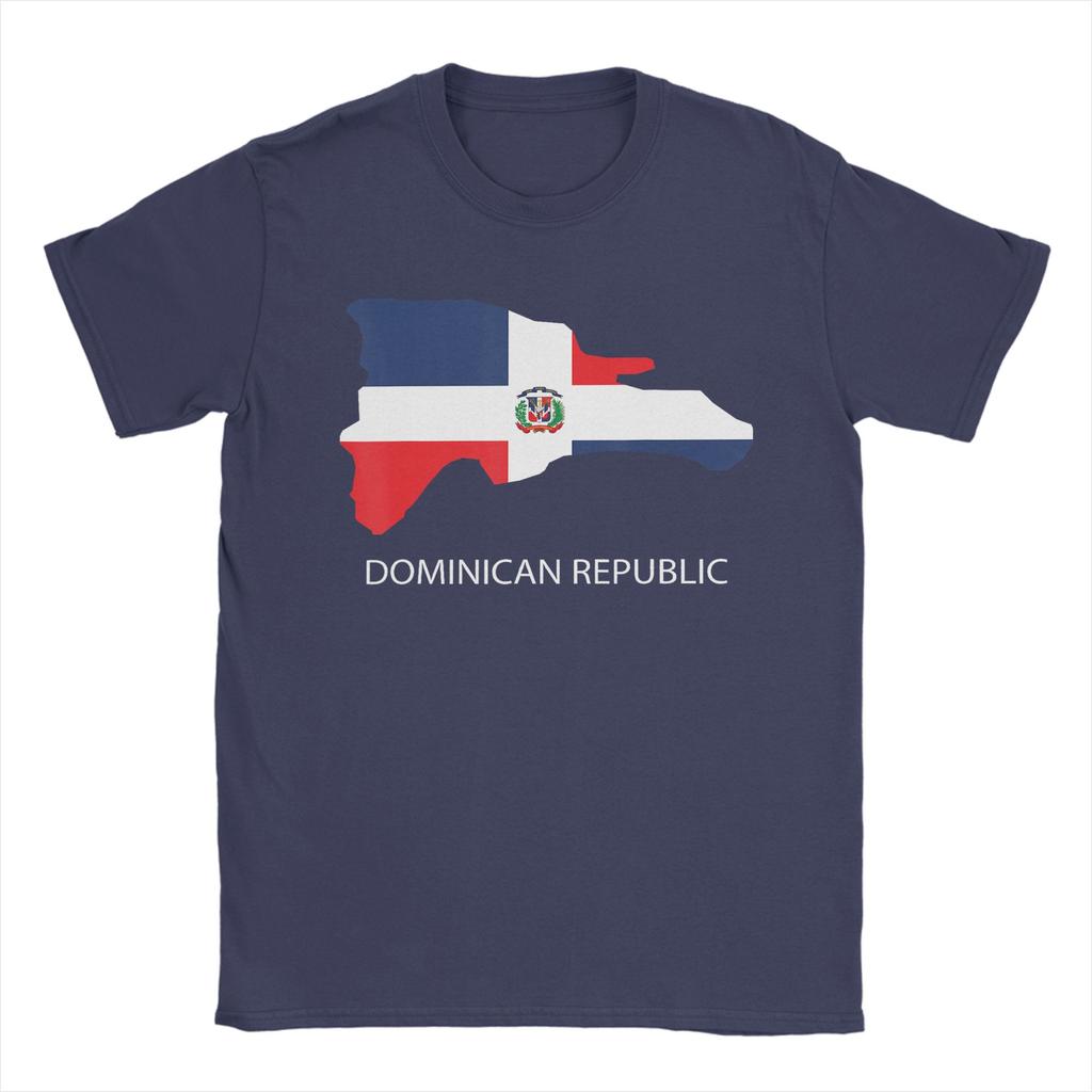 Unisex TShirt DR Dominican Republic Flag Vintage Pure Cotton Tee Shirt Short Sleeve T Shirt Crewneck Clothes Birthday Present