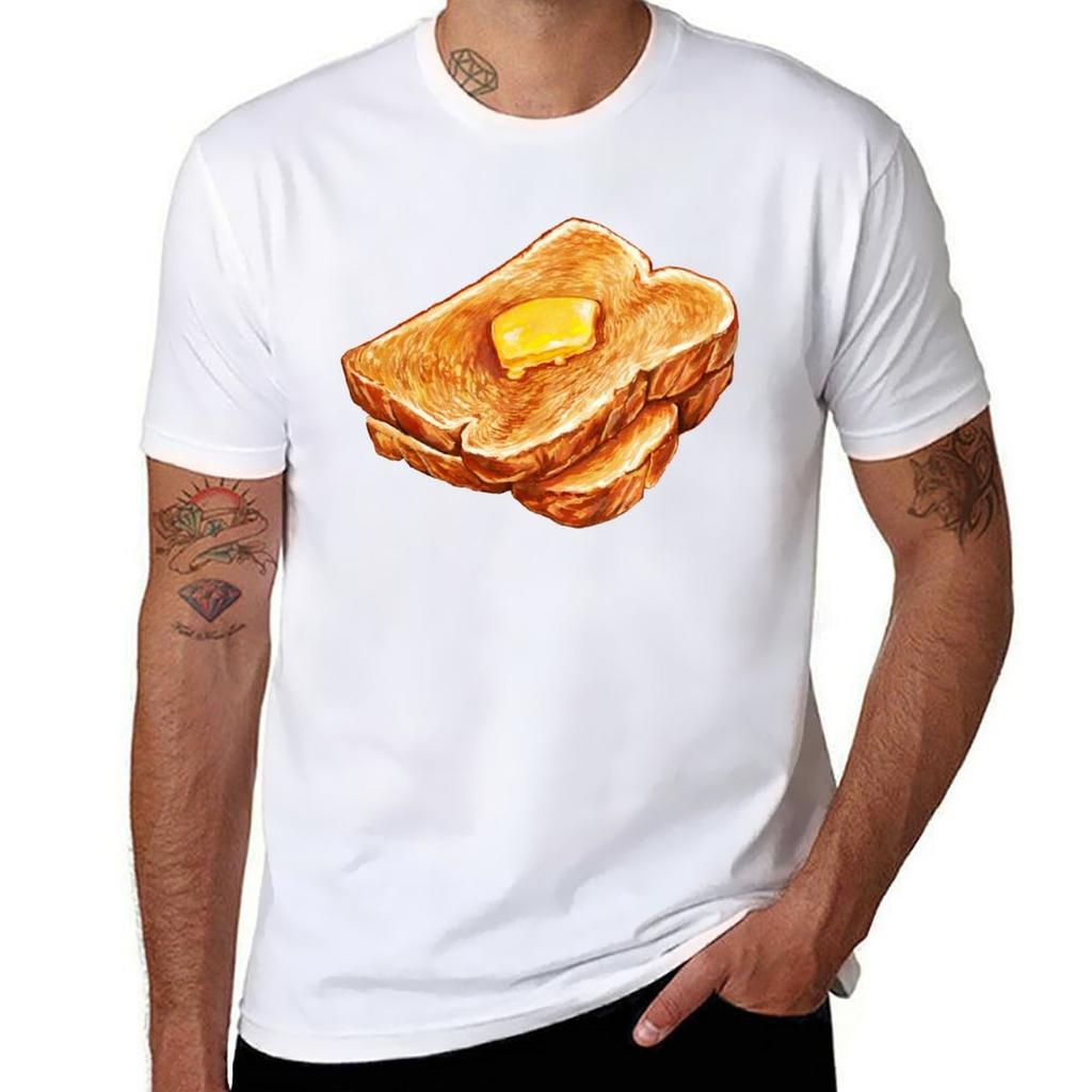 Butter Toast TShirt Lightweight Cooling Short Sleeve Tee