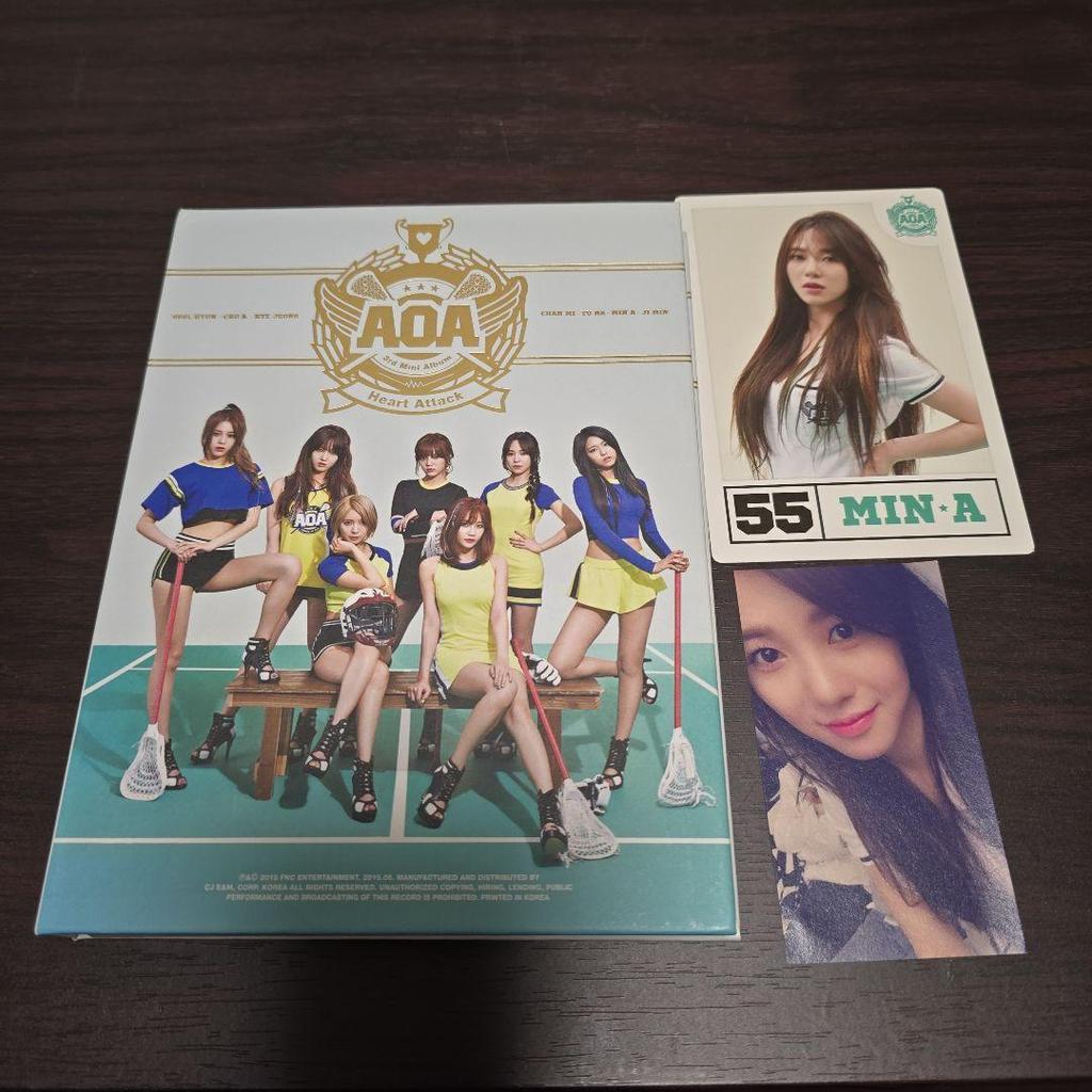 [USED] AOA Heart Attack Album Mina with Trading Card