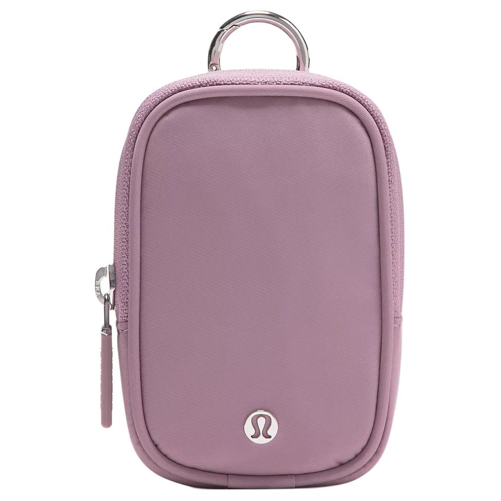 Lululemon Clippable Fashion Portable Zipper Key Pouch Unisex Accessories Lavender LU9BOMS-069013 Lavender