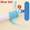 2Pcs/Set Lanyard Nylon Multi-purpose Hanging Neck Long Rope for Mobile Phone Portable Gasket Cards Lanyard String Holders 45cm