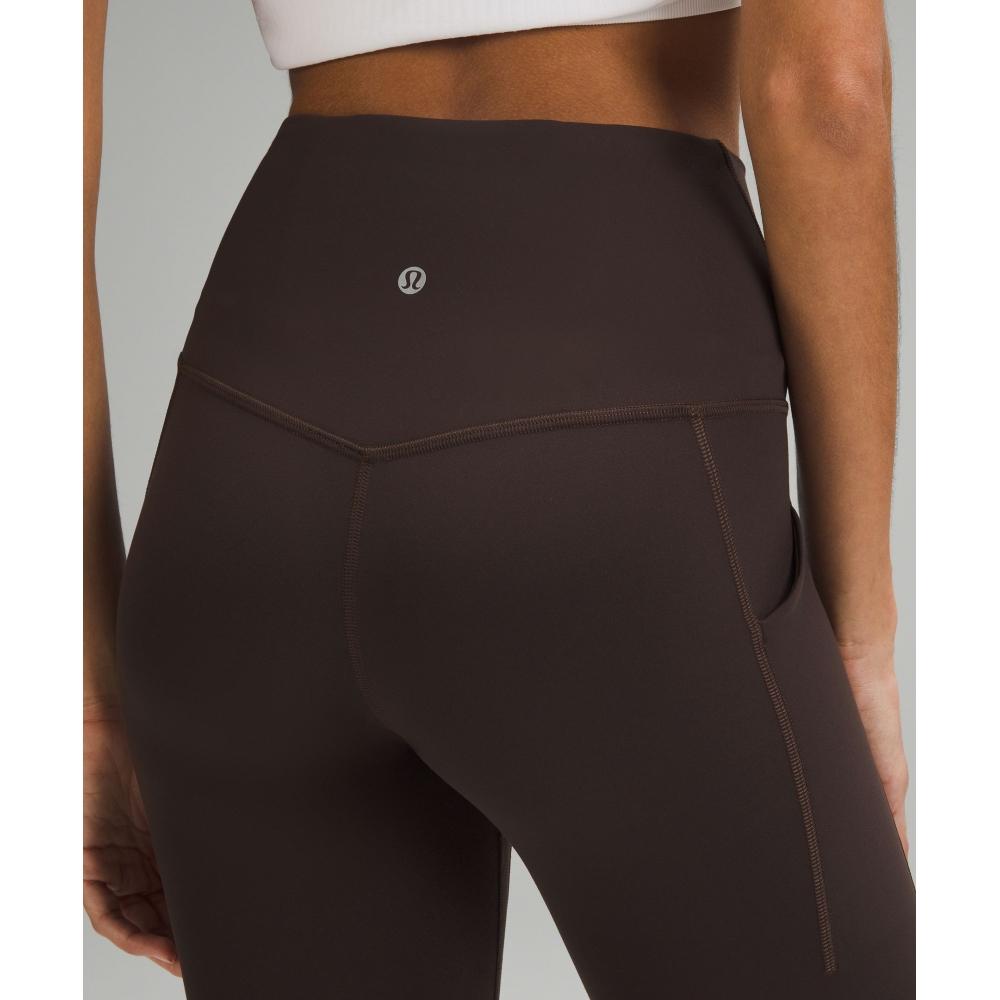 Lululemon Align  High Rise Crop With Pockets 23  Espresso