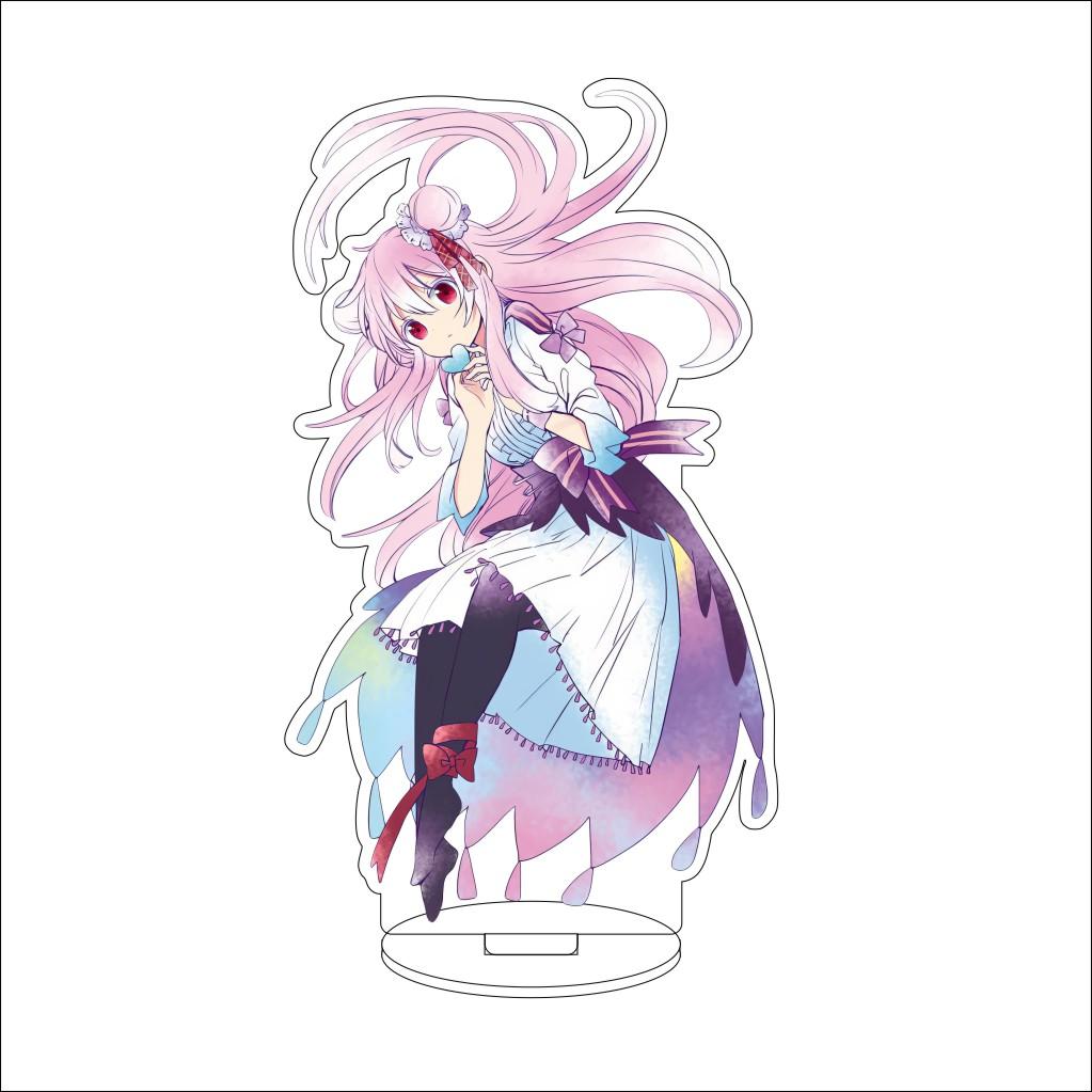 16CM Anime Happy Sugar Life Cosplay Ornaments Matsuzaka Satou Koube Shio Koube Asahi Acrylic Stand Figure Stand Halloween Gifts