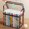 1/2pcs Storage Bag Dust-Proof Toy&Book Large Capacity PVC Multifunctional Storage Box Portable with Handle Foldable