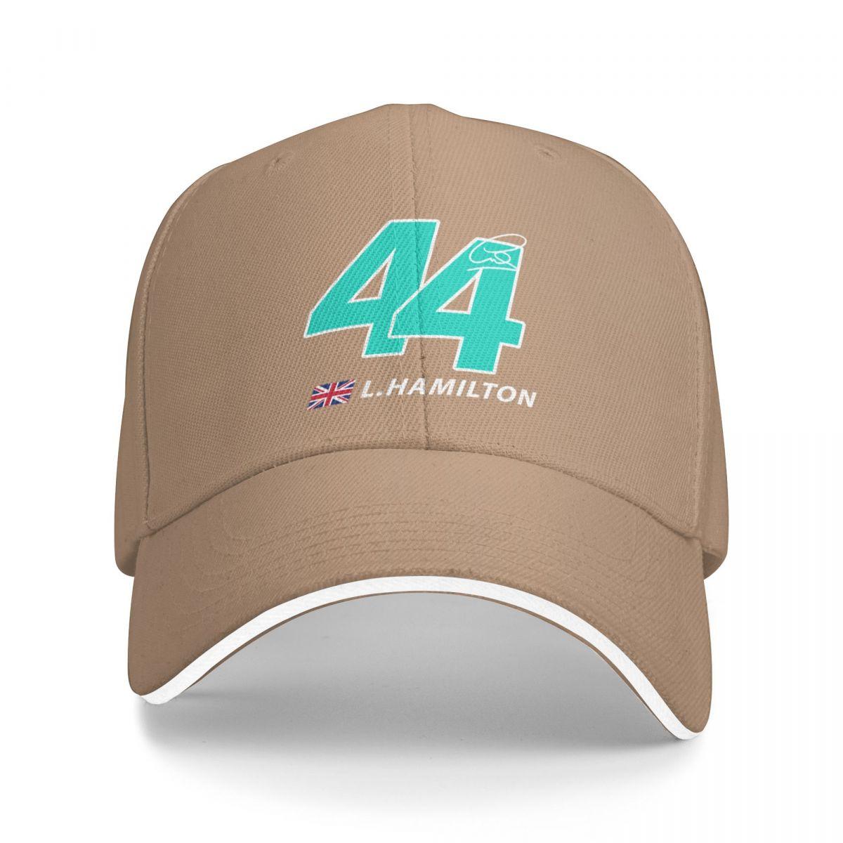 F1 Lewis Hamilton 44 2022 Бейсболка чайные шляпы Винтажный козырек Роскошный бренд Бейсболка Унисекс Женская