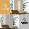 Applique murale LED - NETTLIFE - 60CM - Blanc chaud 3000K - Design moderne pivotant - Métal 60x10x6cm