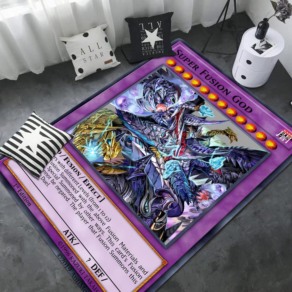 Kreskówka Anime MONSTER CARD Wycieraczka Zmywalna Antypoślizgowa Mata do Salonu Strefa Sofy i Krzeseł Mata Kuchonna Dywanik