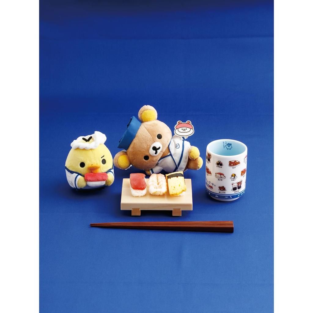 San-X Rilakkuma "Always Sushi Goods" Sushi Plush Toy Rilakkuma MV38901 Approx. H130 x W160 x D75mm