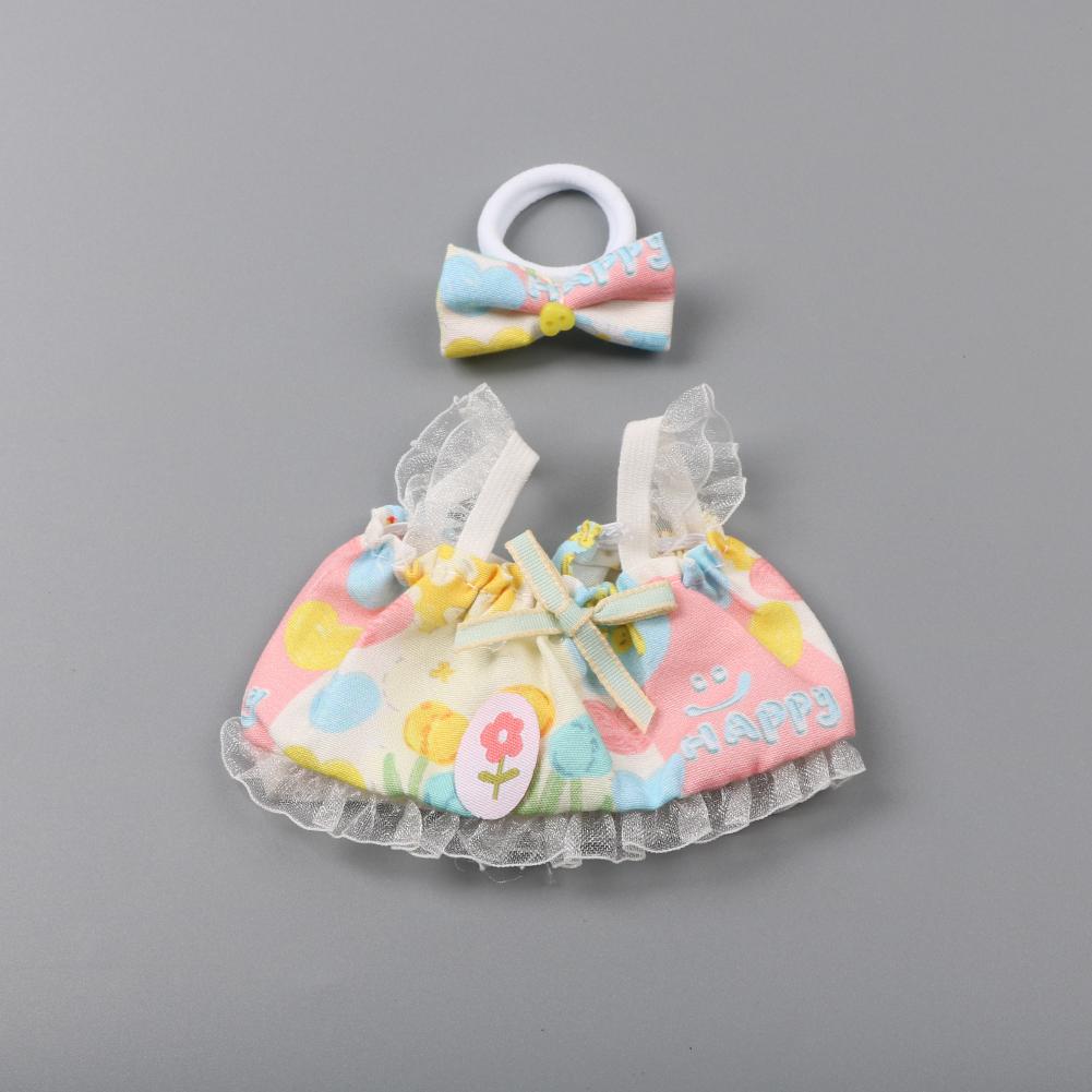 

Для 17 см Кукольная одежда Лабубу Модная одежда Толстовки Кукольная одежда Цветовые толстовки Кукольные аксессуары Милые украшения Маленькая одежда 23#