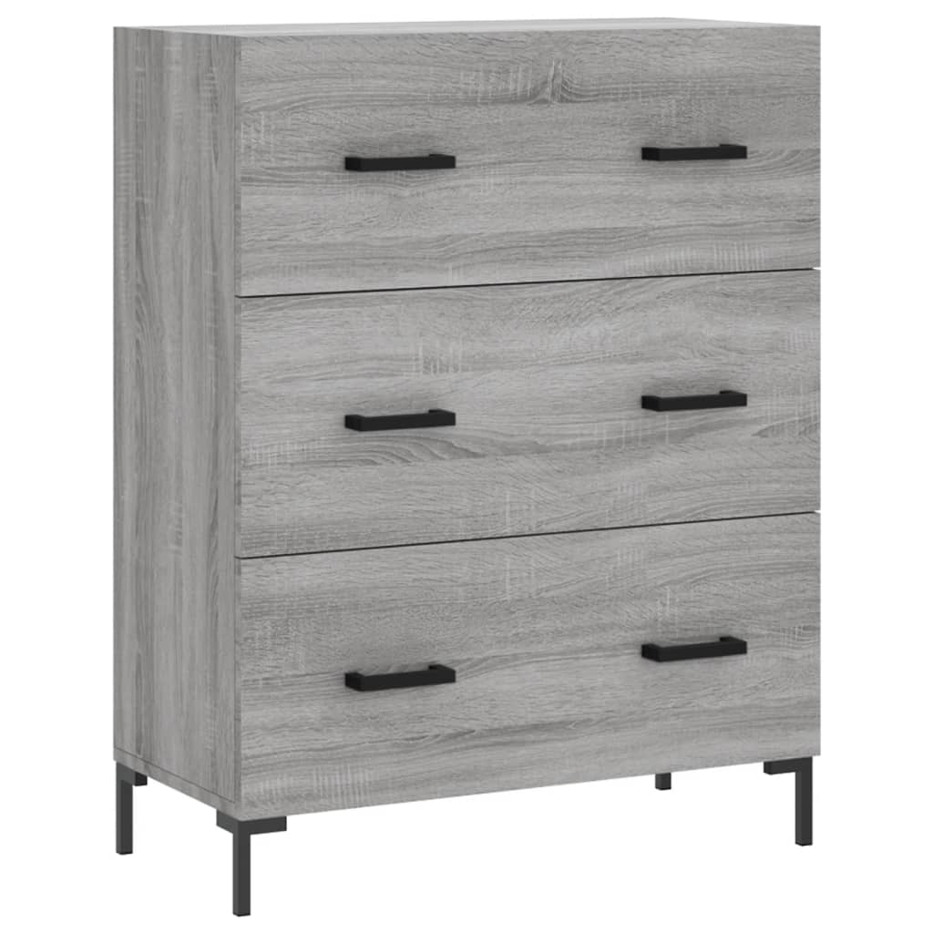 Highboard Grey Sonoma 69.5 x 34 x 180 cm Particleboard
