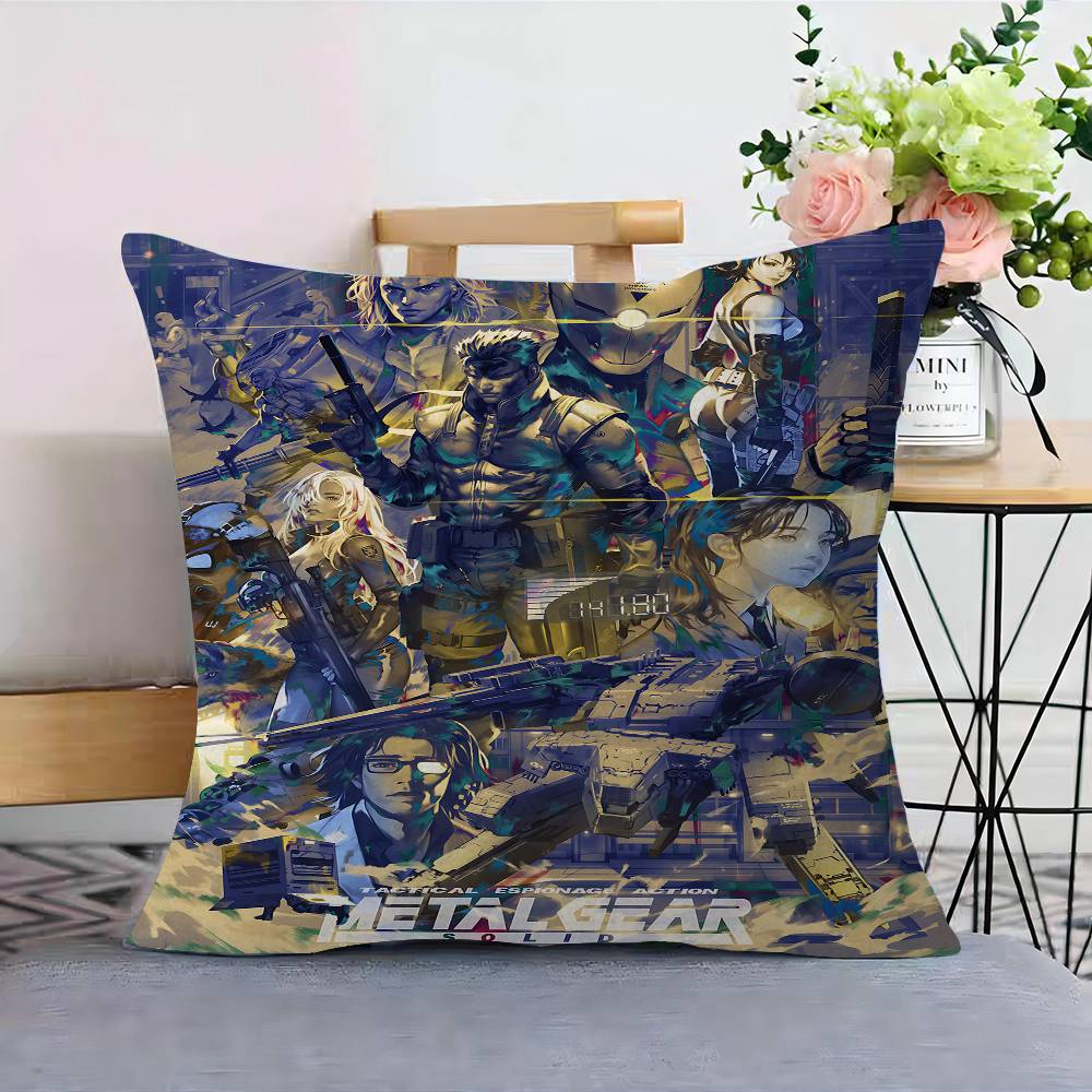 Game Metal Gear Rising Revengeance Pillowcase Toon Gift Cushion Cover Bedroom Home Sofa Chair Seat Decor Pillow Case