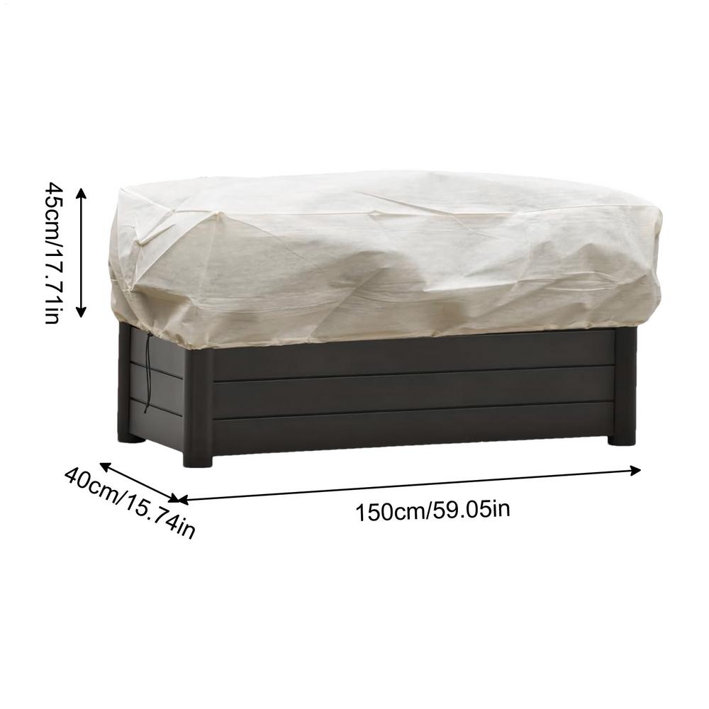 Rectangular Plant Covers for Prevent The Cold Frost and Insect Protection of Plants in Winter Greenhouse Cover Mini Greenhouse