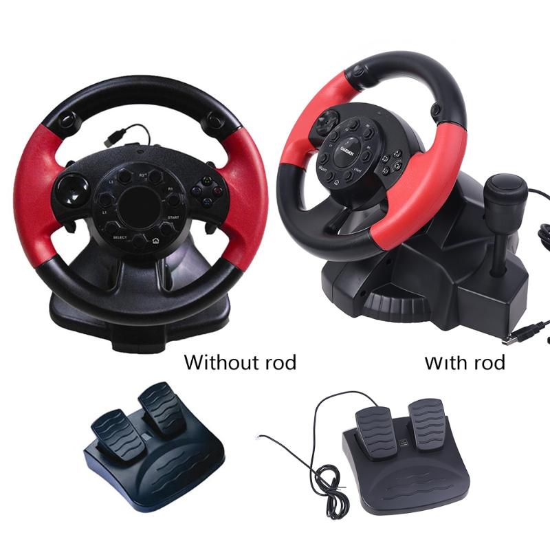 Gaming Steering Wheel Gamepad Racing Game Steering Wheel Dual Motor Vibration For FT33D3 D7 Series PC for  Console