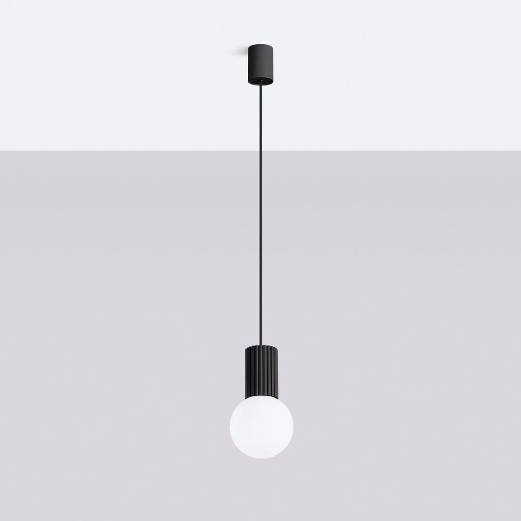 Halo 1 Hanging Lamp Black