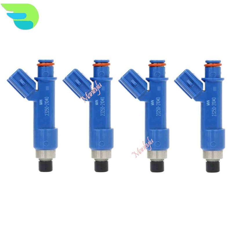 4PCS Fuel Injectors For TOYOTA General YARIS 06~14 RACTIS 10~16 PRIUS C 2011 VIOS 08~14 1.3L 2NZFE 23209-21040 23250-21040