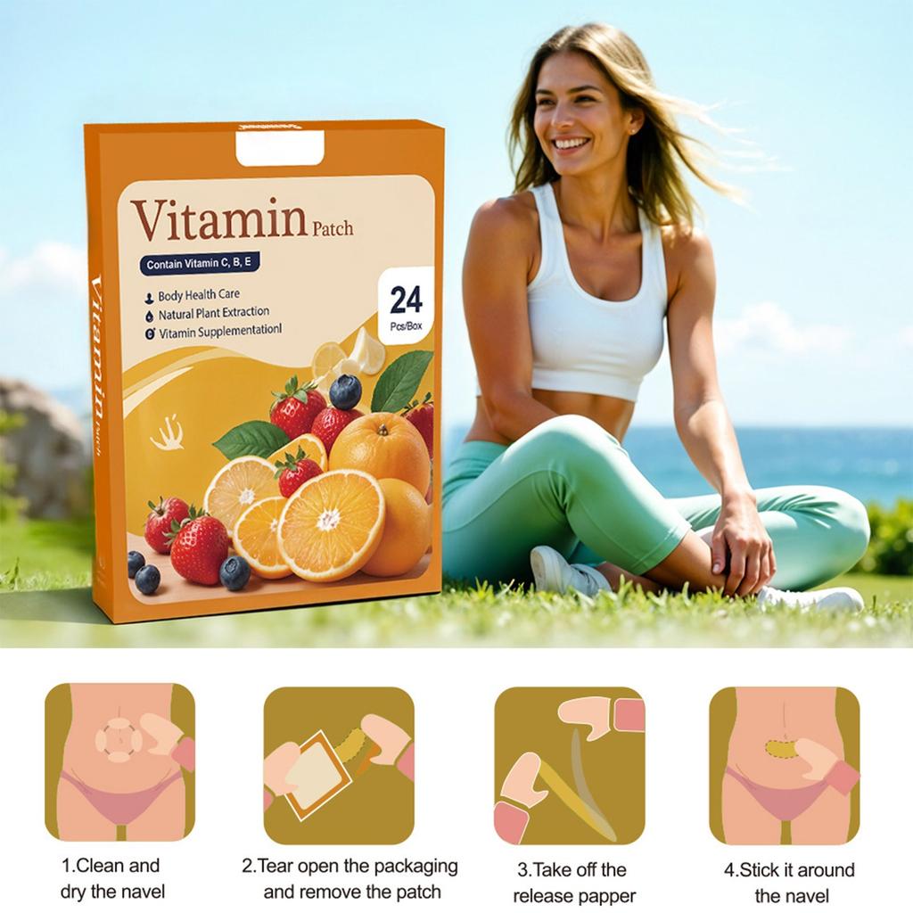 Health Preservation Patches, Fruit And Vegetable Health Patch 24PC