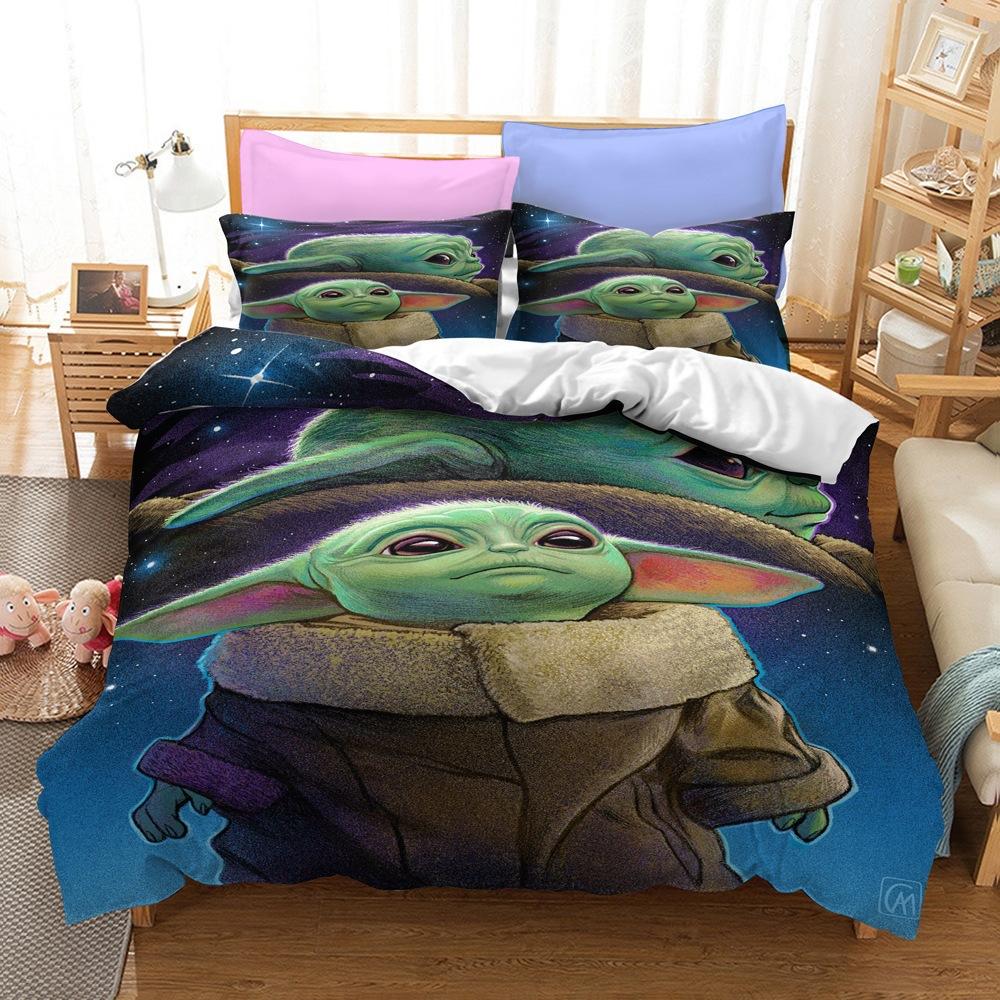 

Bedding Kit Yoda Master Series Size Three-Piece Quilt Cover EU Single 135x200cm