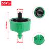 2/4/8 L/PH Anti-Drip Pressure Compensated Drippers 4/7mm Hose Steady Flow Regulators Garden Irrigation Pressure Control Emitters