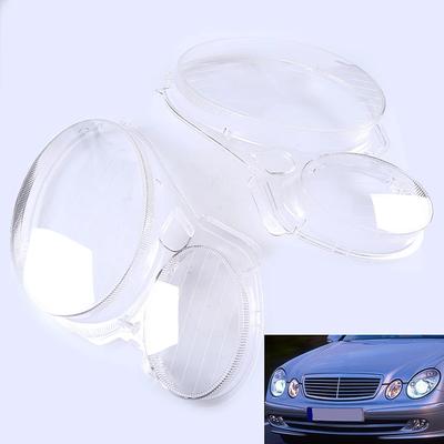1 Paire de Coquilles de Phare pour Mercedes Benz Classe E W211 2003 2004 2005 2006 2007 2008 2009 Cache Lentille de Phare