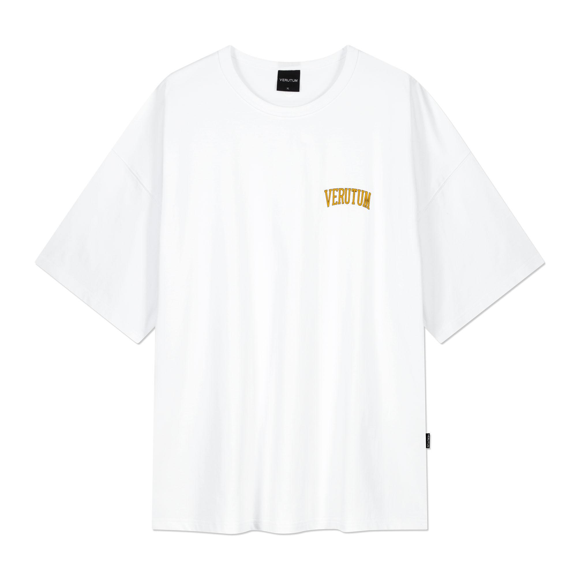 Verutum Small Arch Logo T-Shirt White Xl