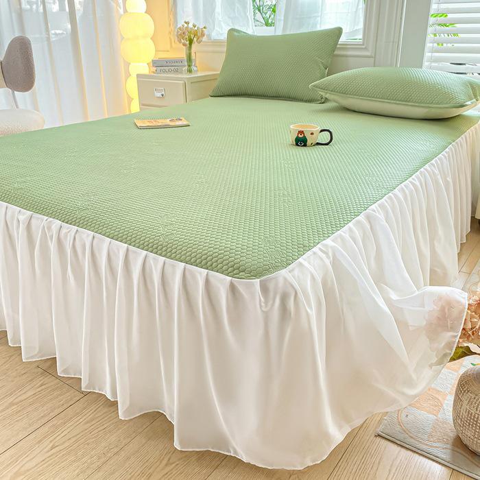 2026 Machine Washable Cooling Mat Set: Instant 3° Drop, Bed Skirt Style, Baby Safe, Black Technology