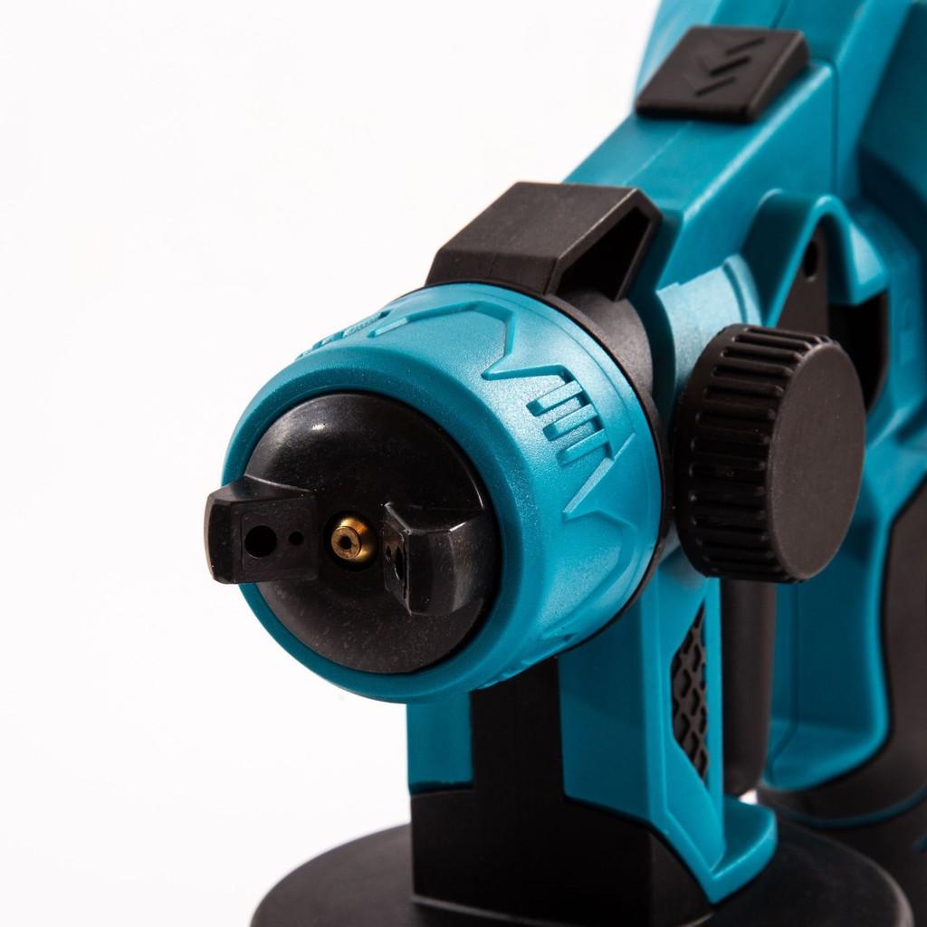 Lithium Ion Spray Paint Gun Household Rechargeable Paint Sprayer Cordless Portable Wall Floor Paint Spraying Tool