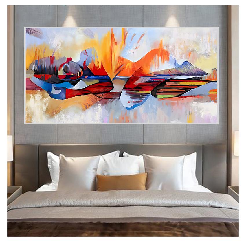 Obrazy na plátně Náboženské plakáty a grafiky Nástěnné obrazy Závěsné obrazy do obývacího pokoje Velký Pán Buddha Abstraktní olej