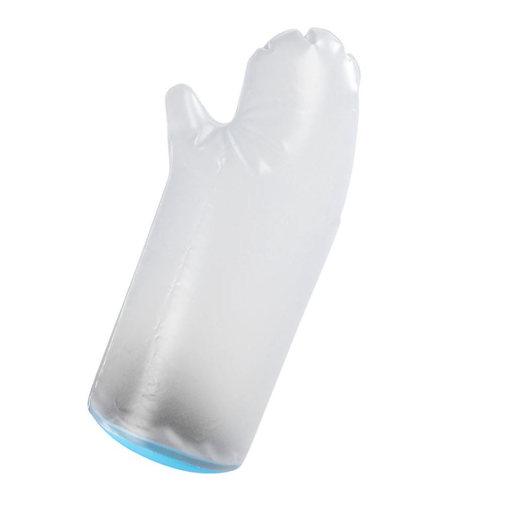Blue diving material rings PVC shower protective sleeve adult palms P2200 38cm