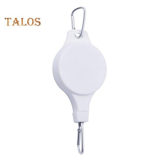 Plant Pulley Hook Heavy Duty Retractable Hanger Hook Adjustable Plants Hanging Pulley Hook for Outdoor Garden Flower Basket Pots Birds Feeder