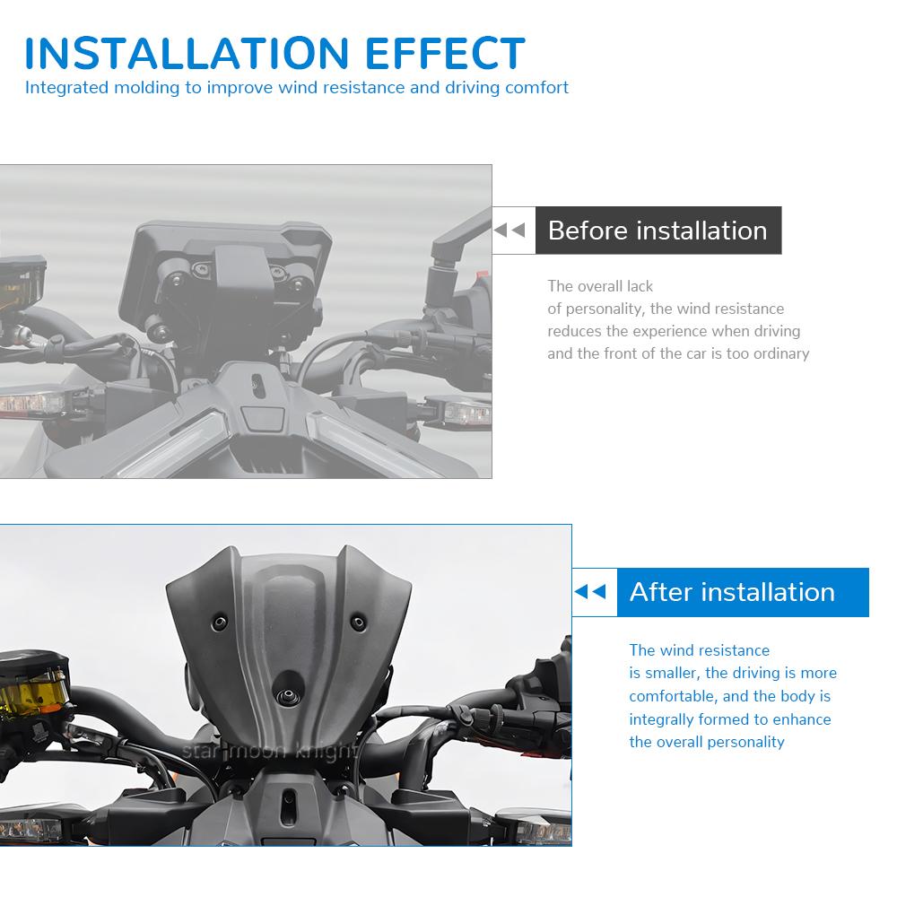 Motorcycle Accessories Deflector Wind Shield For 990Duke For Duke 990 2024 2025 Fly Screen Front Small Windshield Fairing