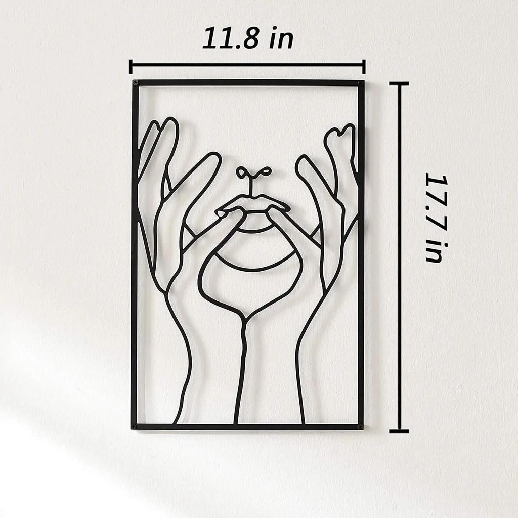 Modern Abstract Female Body Wall Sculptures Elegant and Contemporary Design Perfect for Adding a Unique Touch to Living Rooms