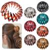 Trendy Matte Bird's Nest Hair Curler: Versatile Claw and Ponytail Ring for Effortless Styling In Europe and America.