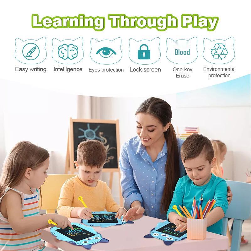 8.5" Cartoon LCD Writing Tablet - Children's Drawing & Doodle Board