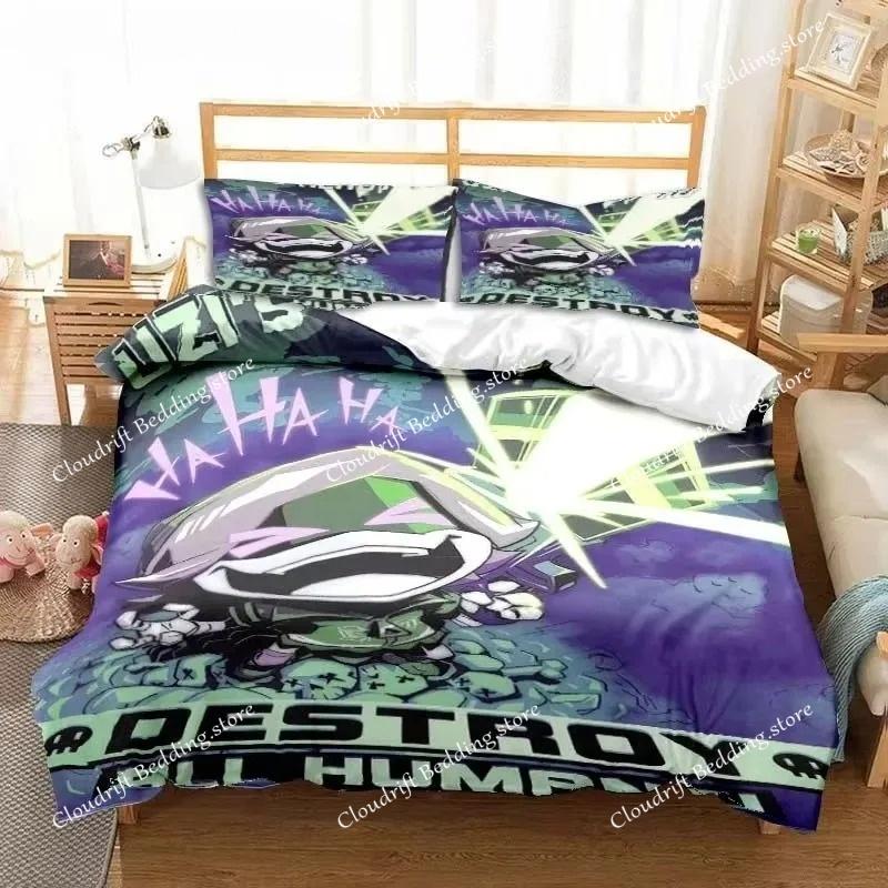 Mummy Girls Anime Bettwäsche-Set Bettbezug Bett-Set Steppdecke Kissenbezug Bettdecke King Queen Größe Jungen Erwachsene Bettwäsche-Set