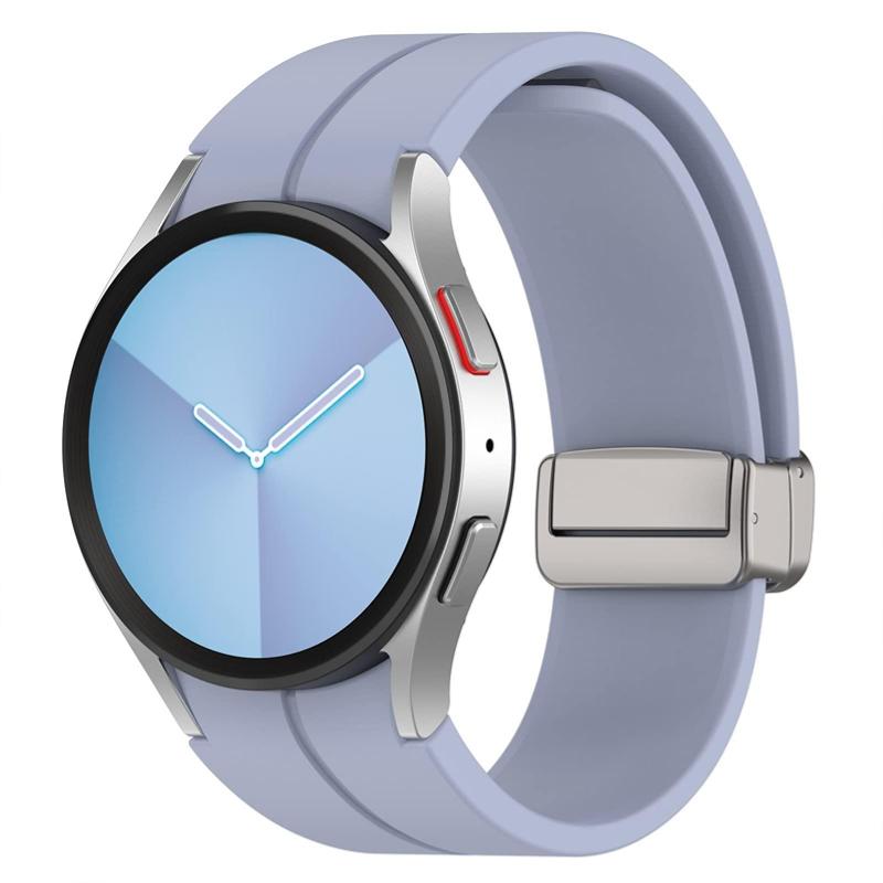 Silicone Strap for Samsung Galaxy Watch 5 Pro 45mm/7 6 5 4 44/40mm No Gaps Wristband for Galaxy Watch 6 Classic 47mm 43mm Strap