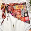 Silk scarf women's spring and autumn Korean version versatile black triangular scarf triangular shawl with knotted scarf scarf women's waist seal
