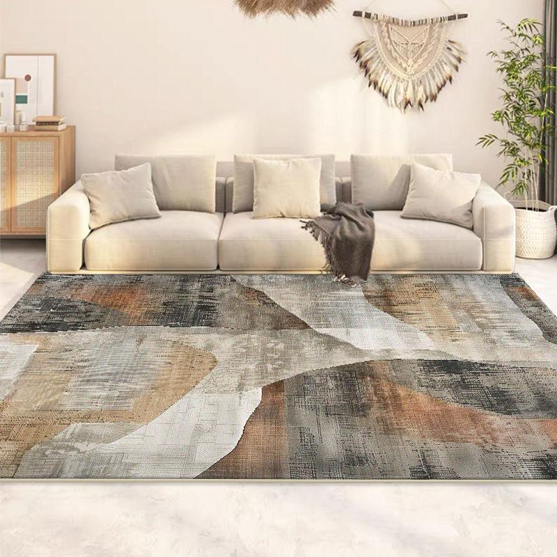 Abstract Easy Clean Rug for Living Room Nordic Style Decoration Home Sofa Area Large Carpet Bedroom Cloakroom Floor Mat Washable
