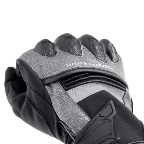 Komine GK-855 Protective Windproof Warm Gloves for Motorcycles HG Gunmetal XL