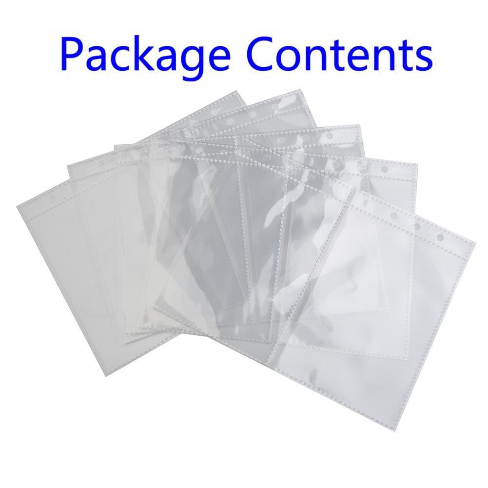 10pcs A5 Binder Sleeves A5 Sleeves Cards KPOP Lomo Cards Photo Album Binder