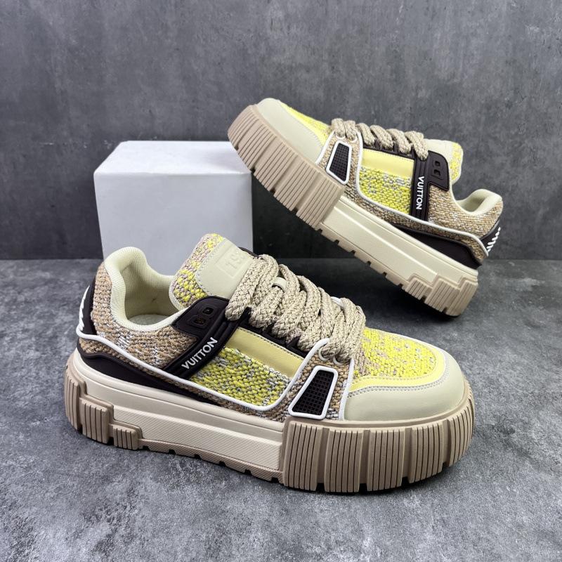 

Light luxury autumn new men s low-top casual sports shoes trendy young niche men s shoes live broadcast trendy brand board shoes 44