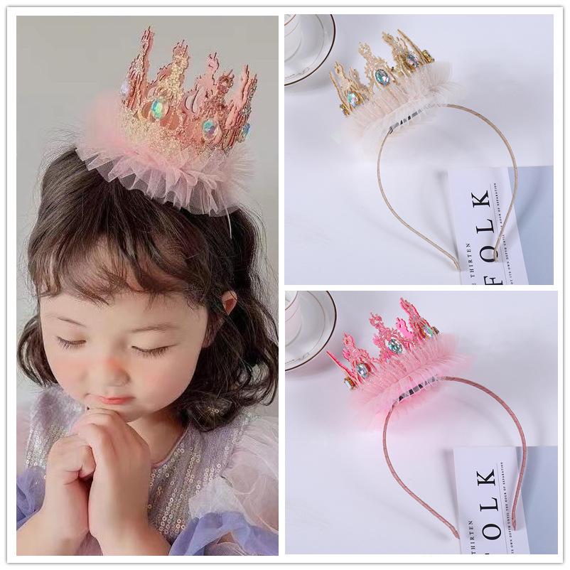 Princess Birthday Crown Headband: Children's Party Hat & Photo Prop