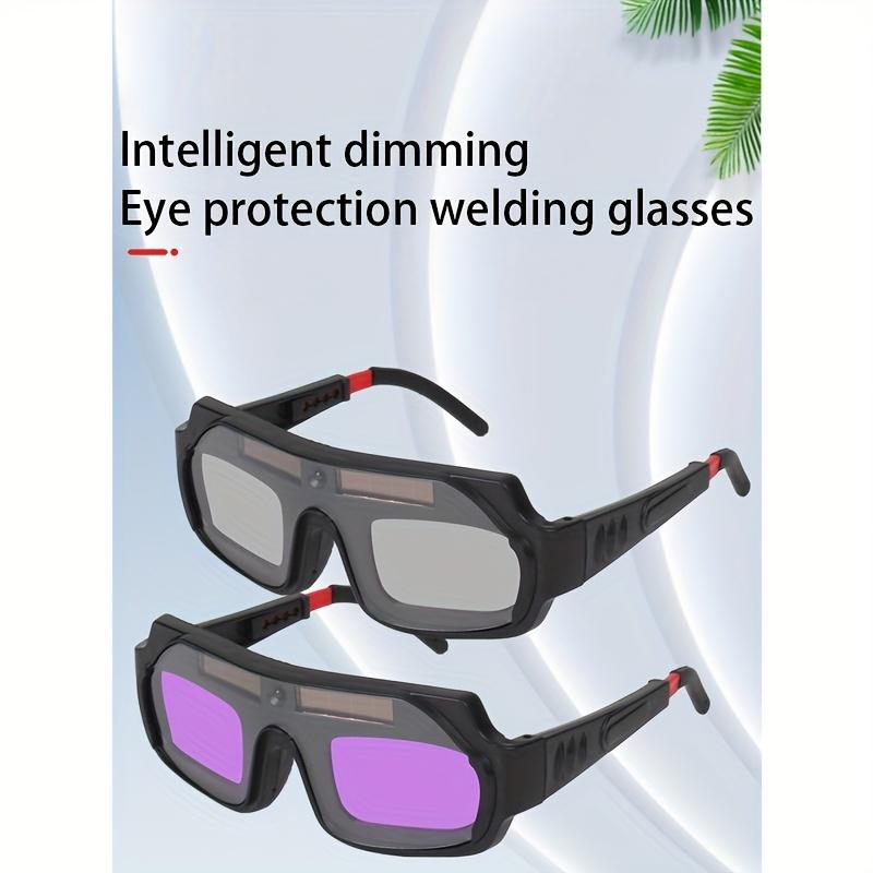 Automatiskt mörkläggande svetshjälm - kraftig industriell svetssäkerhetshjälm, kompatibel med UV/osynligt ljus