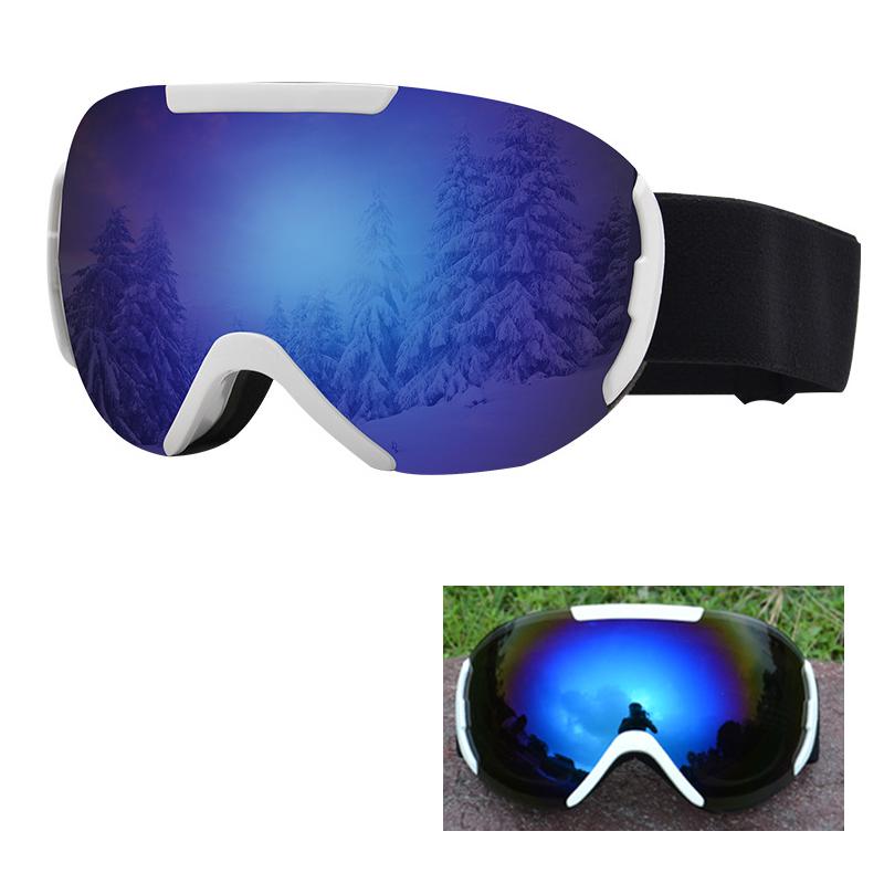 Double Layer Anti-Fog Ski Googles Men Women Large Spherical Mirror Skiing Glasses Snowboard Snowmobile Winter Sports Snow
