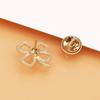 Four-Leaf Clover Anti-Exposure Brooch for Women's Elegant Seamless Work Shirt