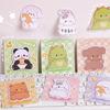 4Pcs Sticky Paper Cute Special-Shaped Cartoon Design Self Adhesive Note Pads