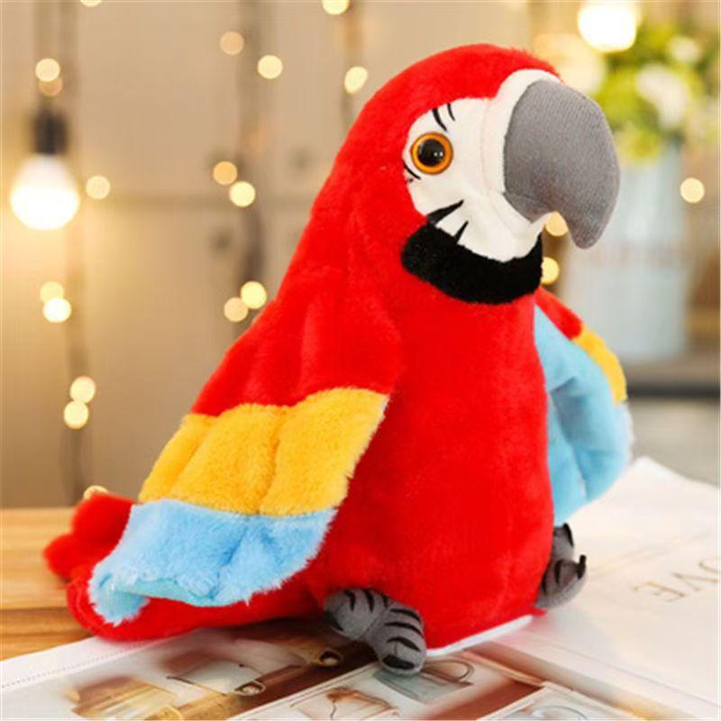 Interactive Talking Parrot Plush Toy - Electric Mimicry Doll with Flapping Wings, Perfect Gift for Kids