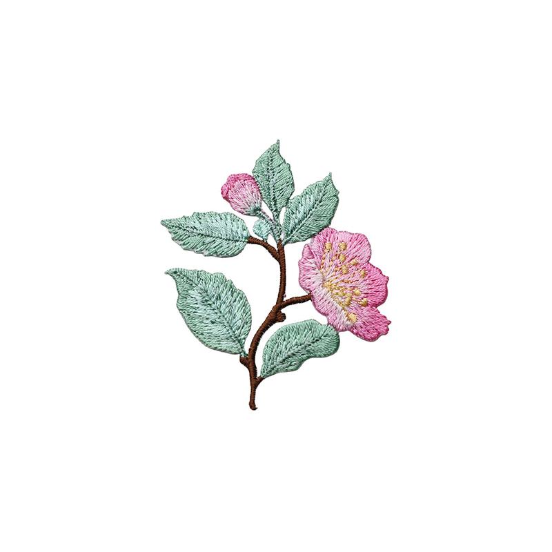 1Pcs Jacket Jeans Craft Accessories Flower Embroidery Patch Iron On Elegant Patches For Clothes Bags DIY Embroidered Stickers