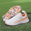 Damskie Buty Golfowe Profesjonalne Skórzane Trampki Duży Rozmiar Outdoorowe do Chodzenia Płaskie Miękkie Modne Golfer