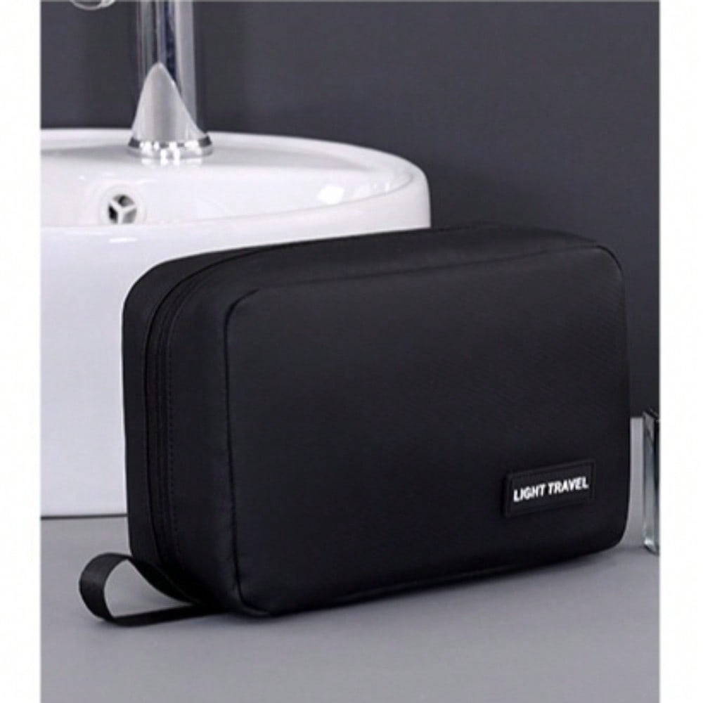 Wash Bag Men's Business Travel Portable Partition Layered Portable Cosmetics Storage Bag