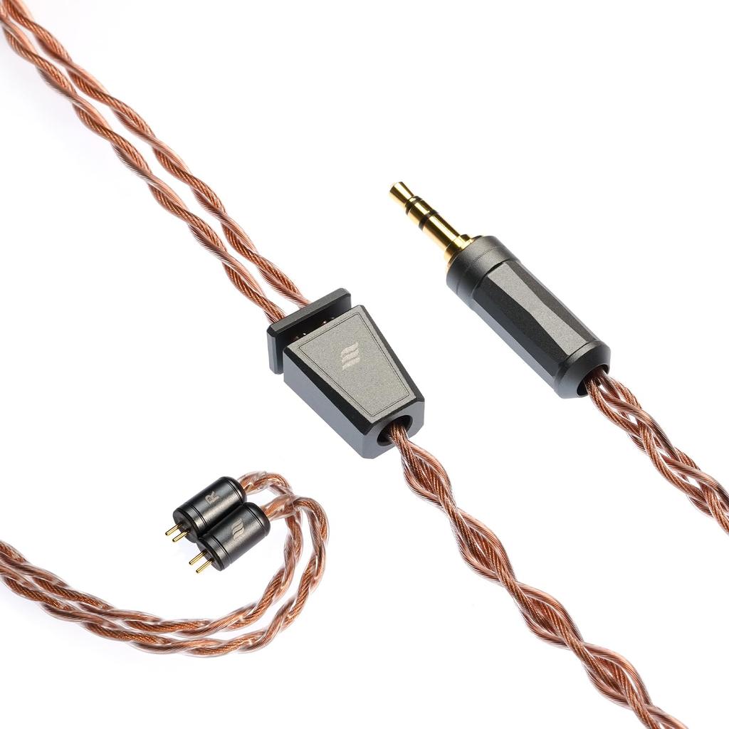 HiFiGo Signature Series Ares S Lite Effect Audio Earphones with Balun Copper EA Standard Copper Straight Improved Sound Quality Re-cable Connector,